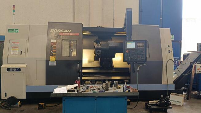 DOOSAN PUMA 600 M tokarka CNC 2013 i inne maszyny