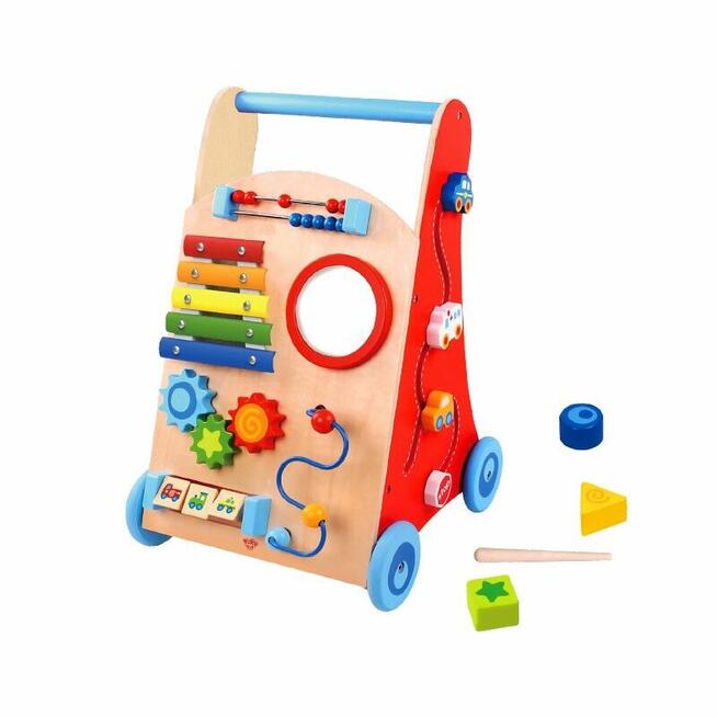TOOKY TOY Wielofunkcyjny Chodzik Pchacz z Panelem Edukacyjny