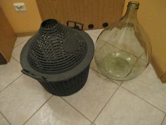 Duża butla balon do wina 35 L