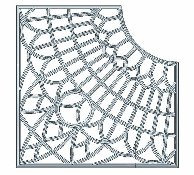 PARKOWA OSŁONA KRATA OCHRONNA DRZEW 240x240 ŻELIWNA