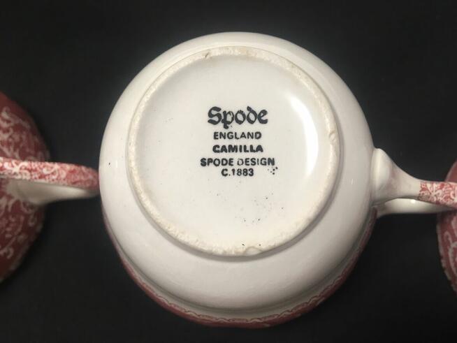 Stare filiżanki Spode Camilla England porcelana
