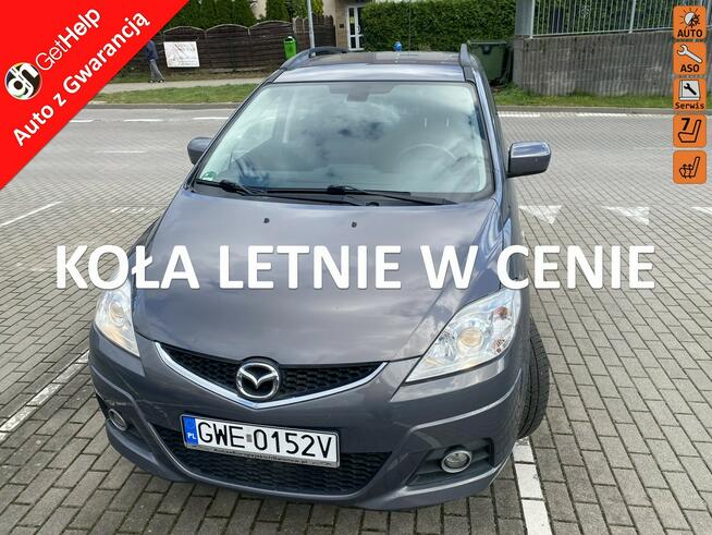 Mazda 5 Benzyna, klimatronik, 7 miejsc, dobra cena, drugie koła alufelgi