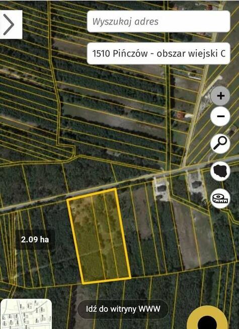 NIERUCHOMOŚĆ 21.000m2 / 3 działki z WZ przy trasie