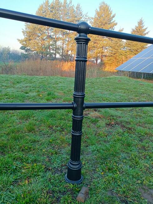 SŁUPEK PARKINGOWY ŻELIWNY BLOKUJĄCY BARIERY 70/40 H-1060 mm