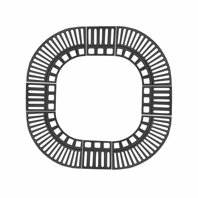 KRATOWNICA ŻELIWNA KRATA OCHRONNA DRZEW OKRĄGŁA 155x155