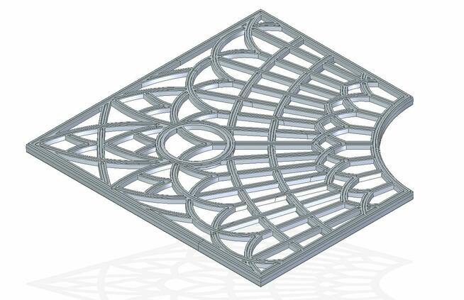 PARKOWA OSŁONA KRATA OCHRONNA DRZEW 240x240 ŻELIWNA