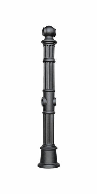 SŁUPEK PARKINGOWY ŻELIWNY BLOKUJĄCY BARIERY 70/40 H-1060 mm