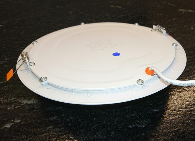 Lampa LED podtynkowa wpuszczana sufit podwieszany śr. 22 cm