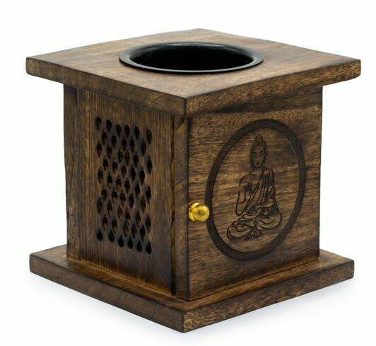 drewniany kominek zapachowy