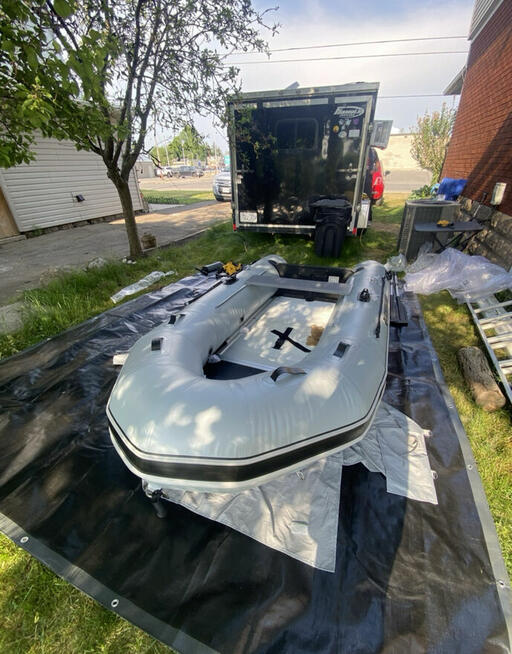 MERCURY PONTON QUICKSILVER 300 SPORT - ALU FLOOR