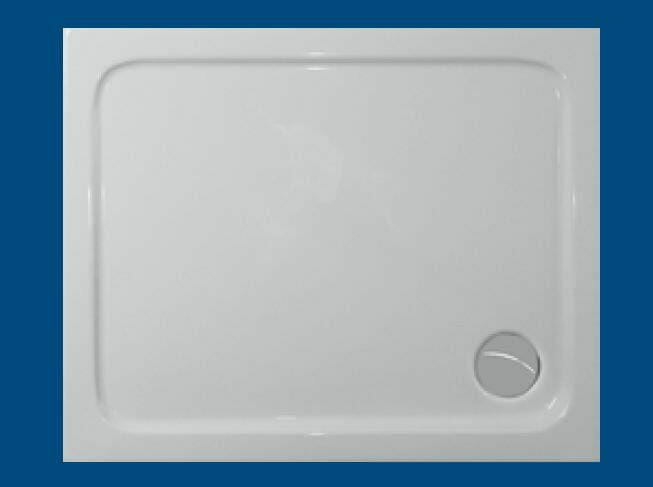 Brodzik prostokątny płaski 100x90 cm Santik Heron