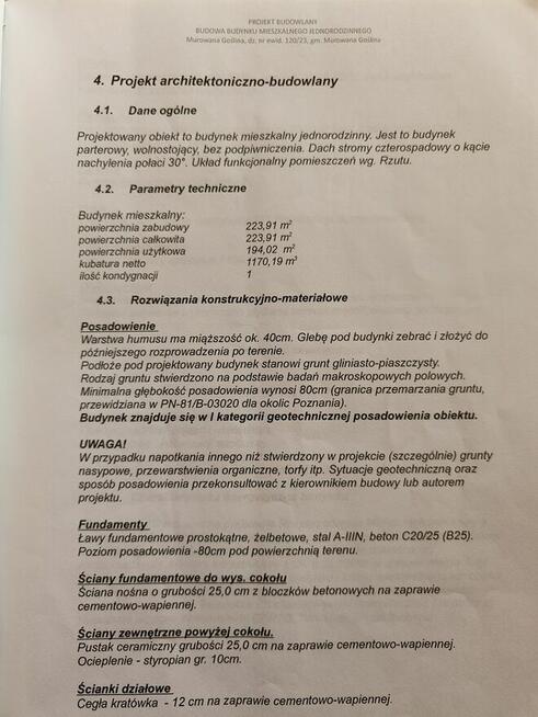 Ekstra działka budowlana w Murowanej Goślinie!