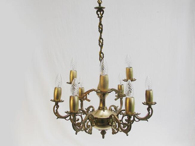 ~* Żyrandol Lampa * Mosiądz II *~