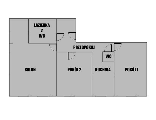 3-pokojowe Mieszkanie w CENTRUM Łodzi do Remontu