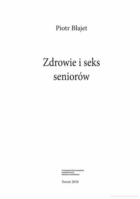 Książka dla seniorek 60+