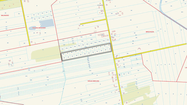 24 działki Wólka Smolana z MPZP pod osiedle dla dewelopera!