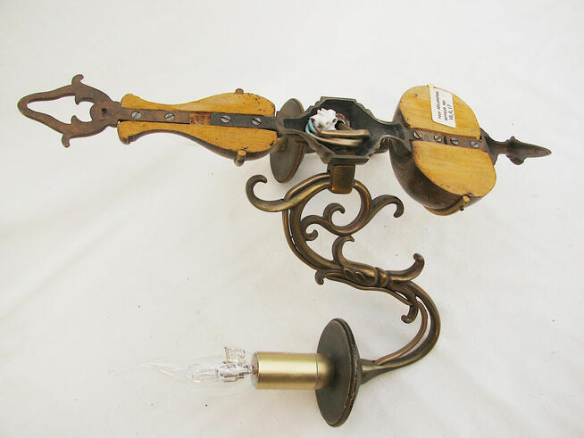 ~* Kinkiet 2 ramienny mosiądz * ~