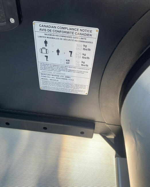 MERCURY PONTON QUICKSILVER 300 SPORT - ALU FLOOR