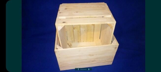 Skrzynka drewniana NR-1 szlifowane handmade 50×40×31