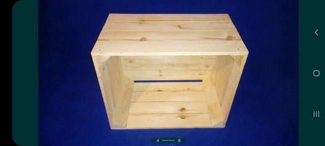 Skrzynka drewniana NR-1 szlifowane handmade 50×40×31