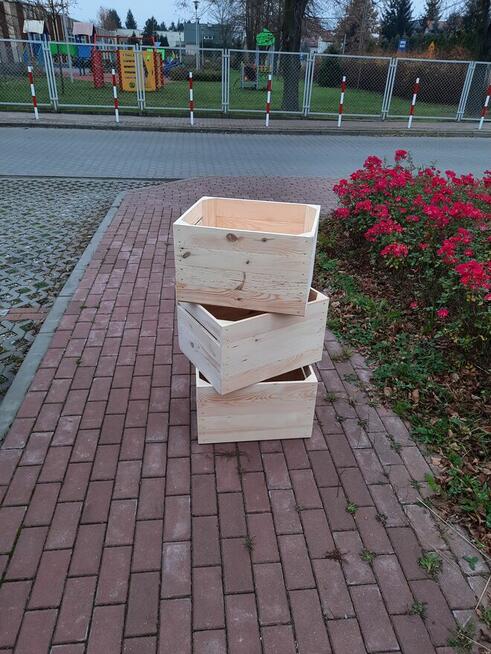 Skrzynka drewniana NR-1 szlifowane handmade 50×40×31