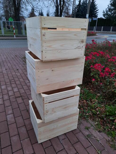 Skrzynka drewniana NR-1 szlifowane handmade 50×40×31