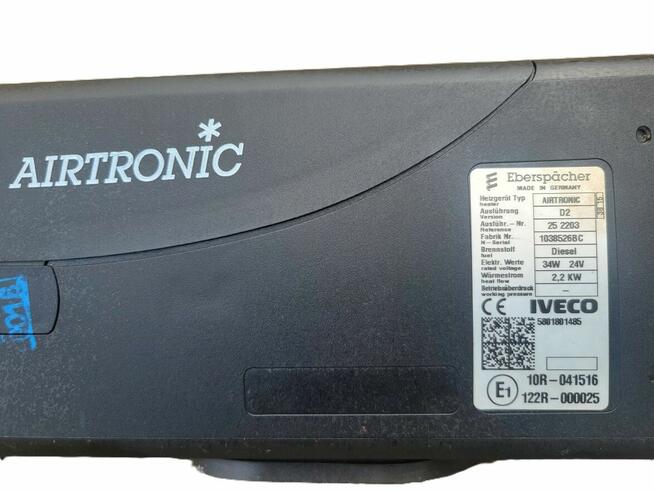 5801801485 252203 Webasto Airtronic D2 Iveco Stralis Euro 5