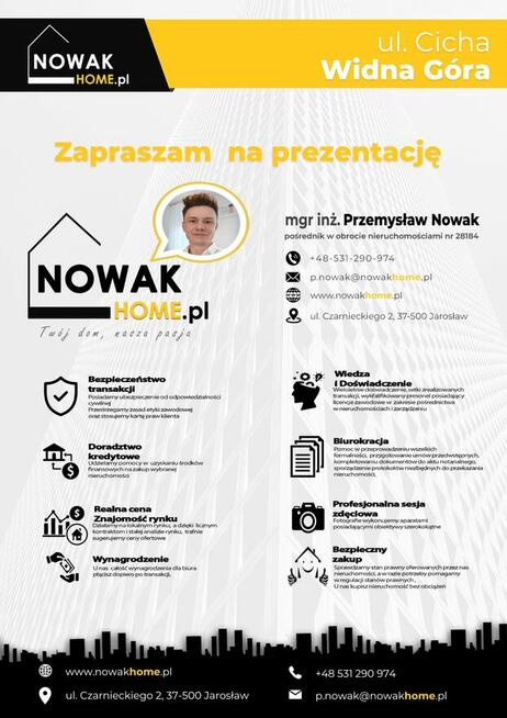 Gotowy dom do zamieszkania/ ul. Cicha Widna Góra