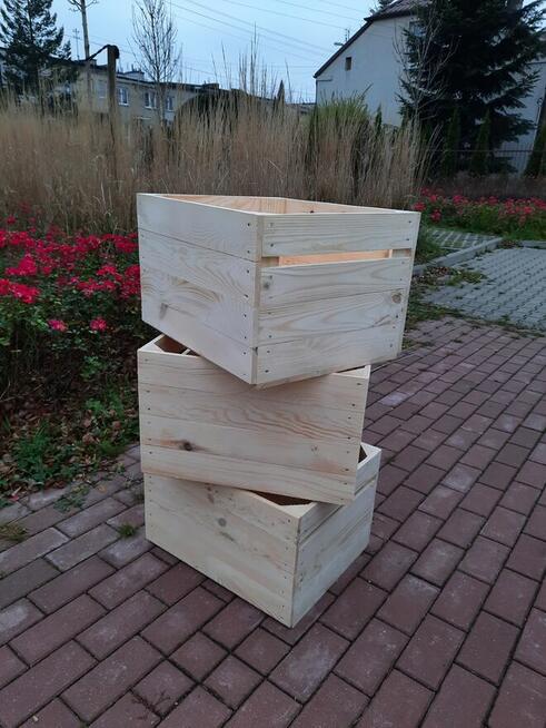 Skrzynka drewniana NR-1 szlifowane handmade 50×40×31