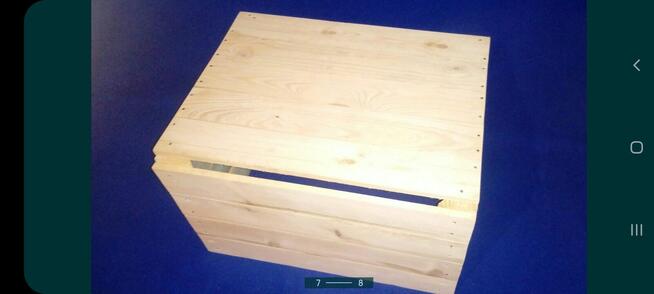 Skrzynka drewniana NR-1 szlifowane handmade 50×40×31