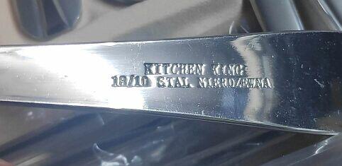 Sztućce 72el w kasecie drewnianej Kitchen King satyna