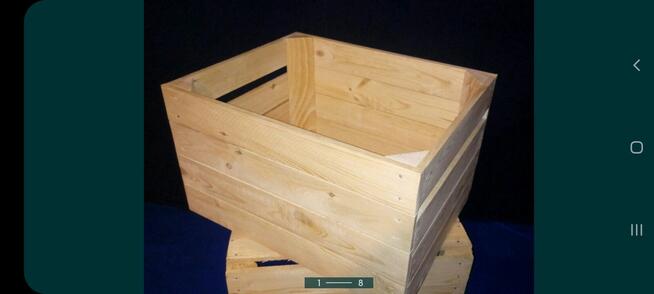 Skrzynka drewniana NR-1 szlifowane handmade 50×40×31