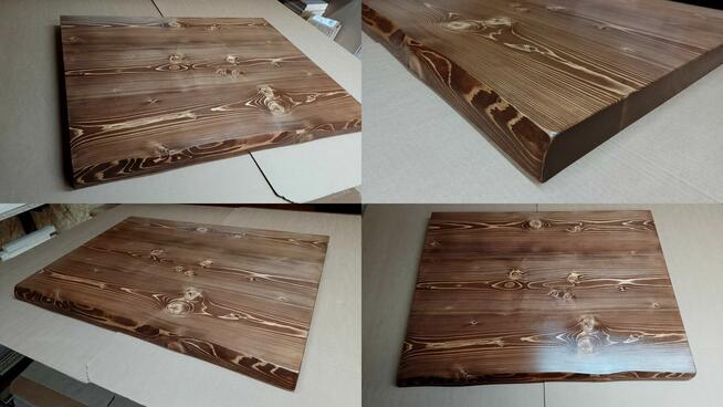 Blat drewniany lakierowany 4,5cm blaty z drewna deska drewno