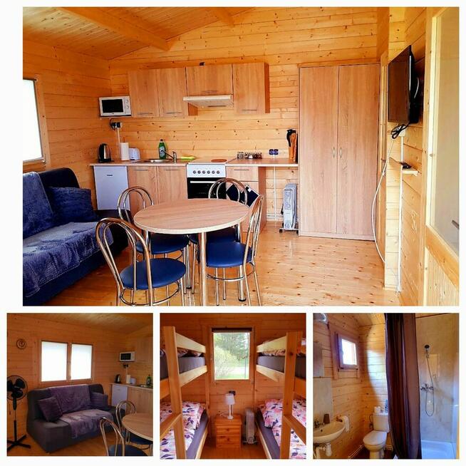 Działka BUDOWLANO-USŁUGOWA + 5 domków Semiany 50m do Jeziora