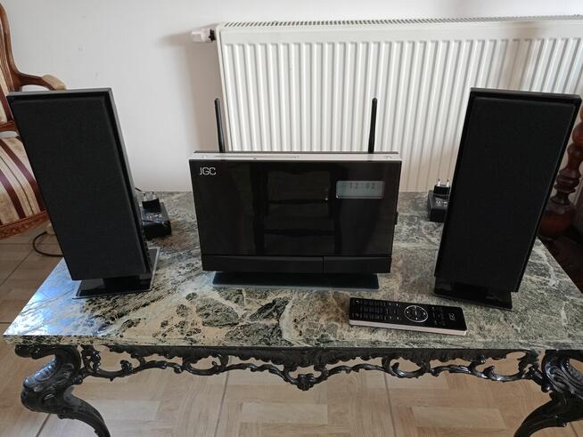 Wieża JGC Bezprzewodowe kolumny, na kartę SD, USB, CD, Radio