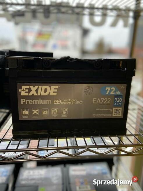 Akumulator 72Ah 720A Exide Premium PRAWY PLUS