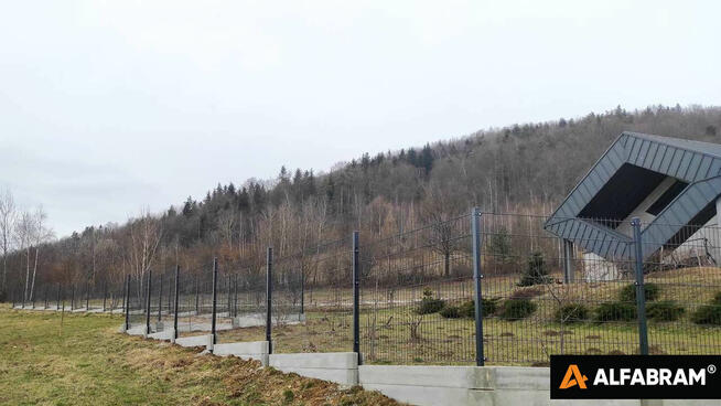 Ogrodzenie panelowe 150cm kompletny zestaw 49zł/mb