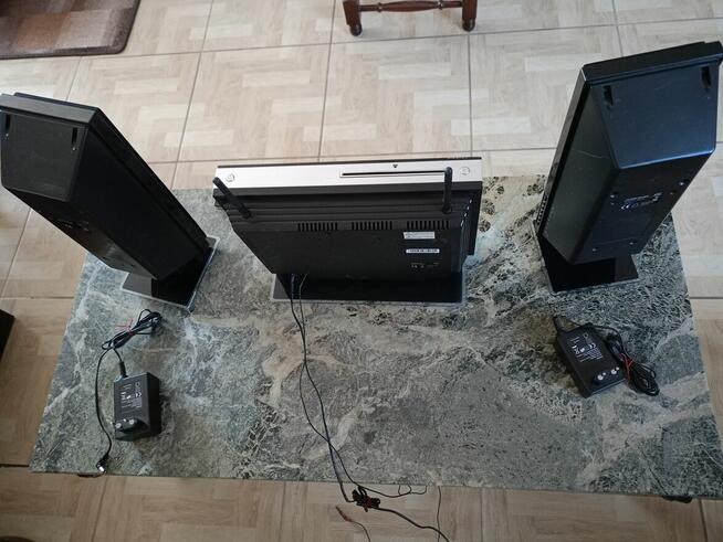 Wieża JGC Bezprzewodowe kolumny, na kartę SD, USB, CD, Radio