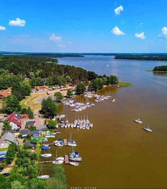 Działka BUDOWLANO-USŁUGOWA + 5 domków Semiany 50m do Jeziora