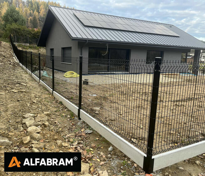 Ogrodzenie panelowe 150cm kompletny zestaw 49zł/mb