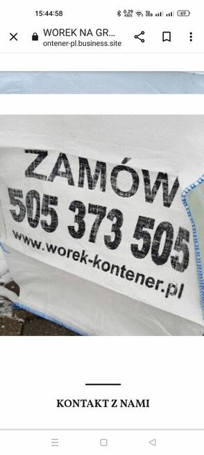 Bytom Sosnowiec Piekary Big Bag 1m3 Wywóz gruzu truck-strefa