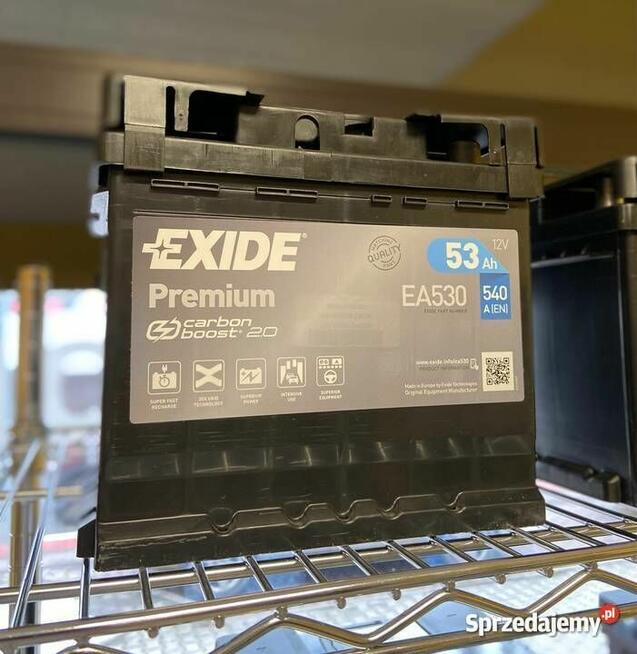 Akumulator 53Ah 540A Exide PremiumPRAWY PLUS