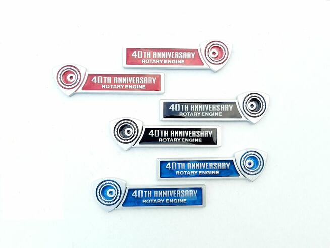 Emblemat Mazda 40th Anniversary Rotary Engine