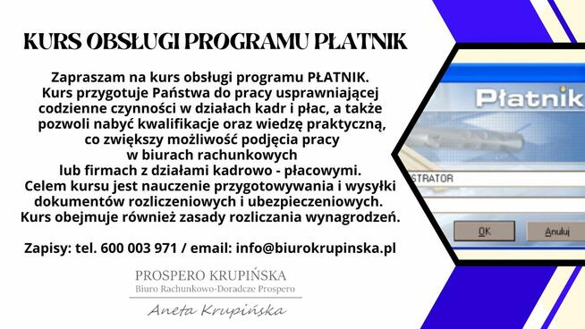 Kurs Płatnik