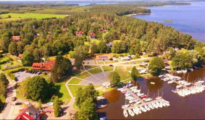 Działka BUDOWLANO-USŁUGOWA + 5 domków Semiany 50m do Jeziora