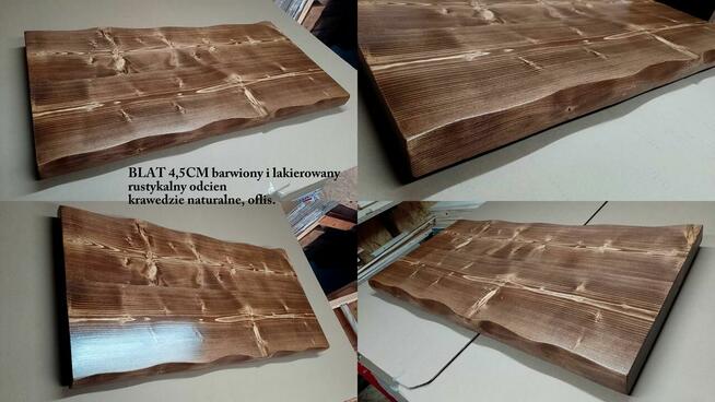 Blat drewniany lakierowany 4,5cm blaty z drewna deska drewno