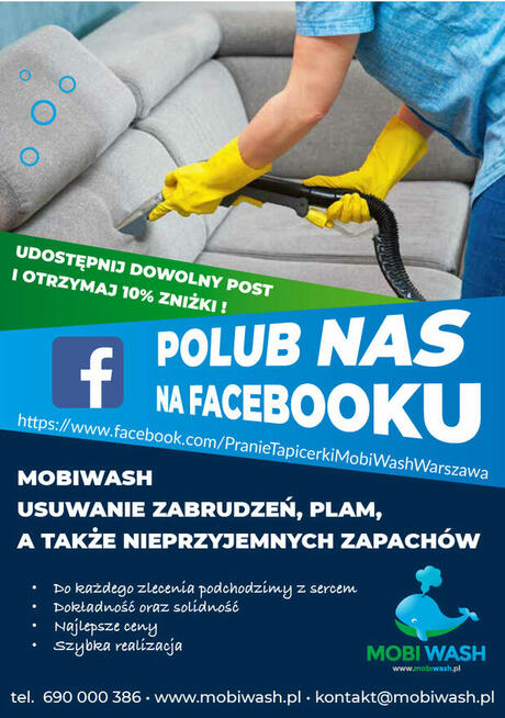 Pranie tapicerki, Czyszczenie wykładzin, Pranie Kanapy Warsza