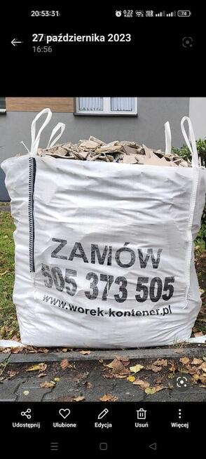 Worek Big Bag 1m3 Dostawa Gratis Worek-kontener.pl