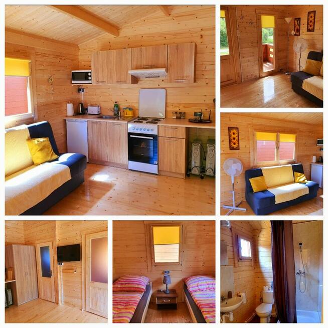 Działka BUDOWLANO-USŁUGOWA + 5 domków Semiany 50m do Jeziora