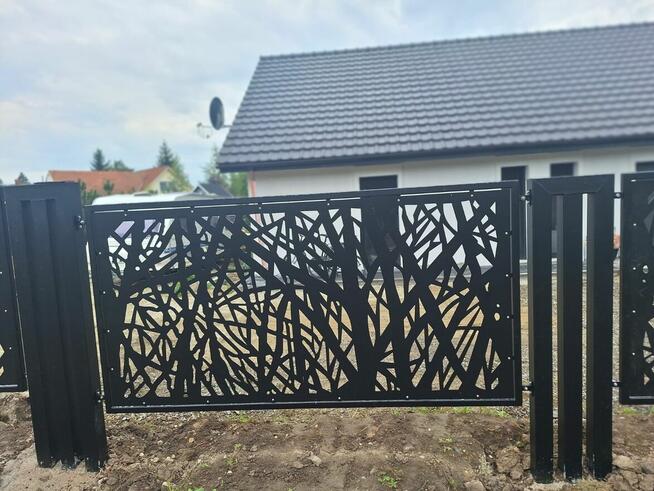Panele ogrodzeniowe wycinane CNC i spawane